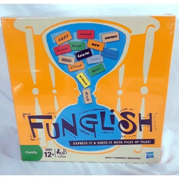 FUNGLISH 2010 Hasbro Family Board Game - Picture 1 of 2